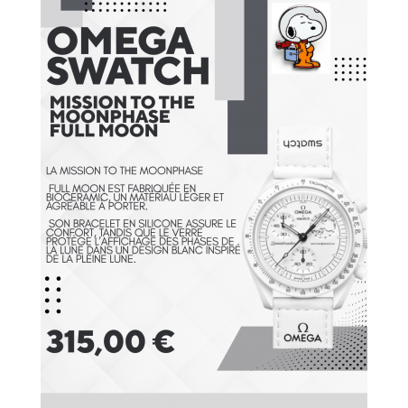 Oméga Swatch- Mission to the moon phase - Full moon