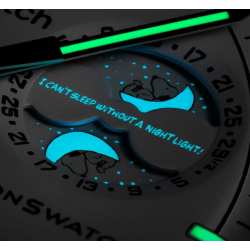 Oméga Swatch- Mission to the moon phase - Full moon